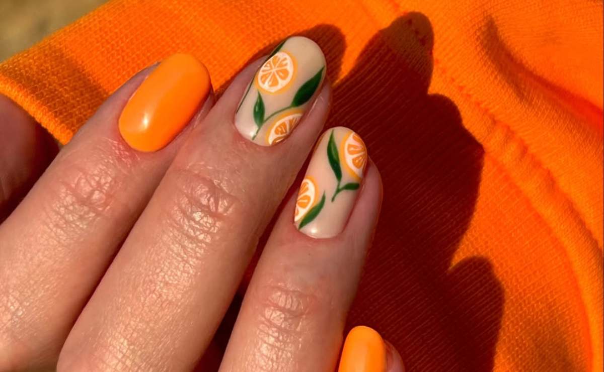 diseños de uñas de frutas